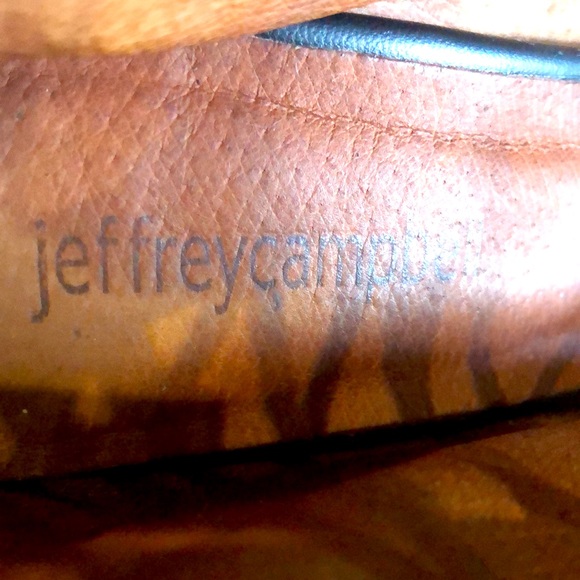 Jeffrey Campbell Sandals Bootie Heels Cors Suede Leather Lace-Up size 6.5 - Picture 8 of 8